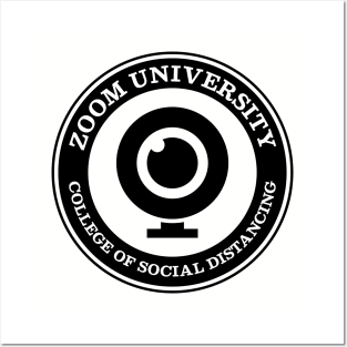 Zoom University (black) Posters and Art